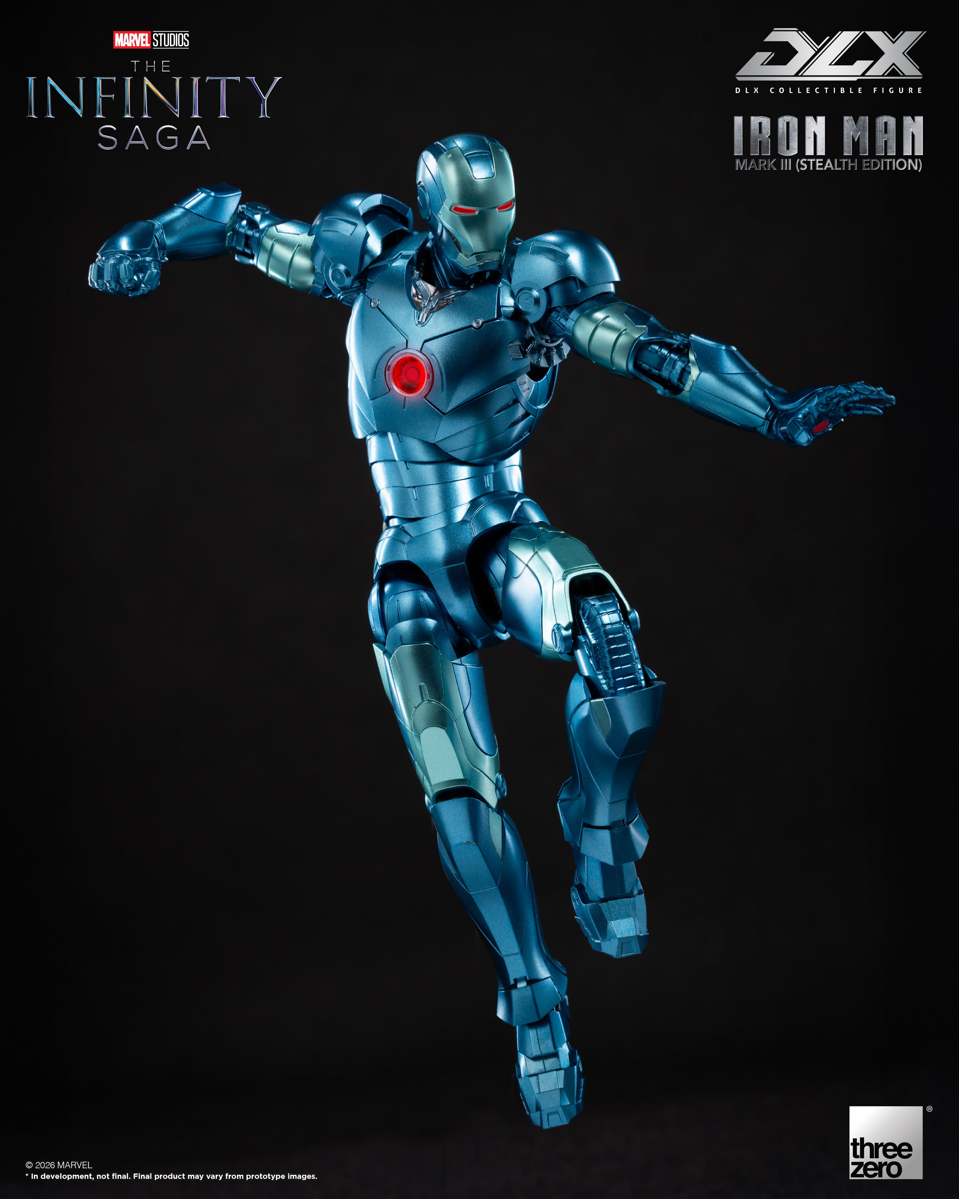 THREEZERO DLX The Infinity Saga Ironman 鋼鐵俠 Mark 3 MK3 潛行版 Stealth Edition 合金成品