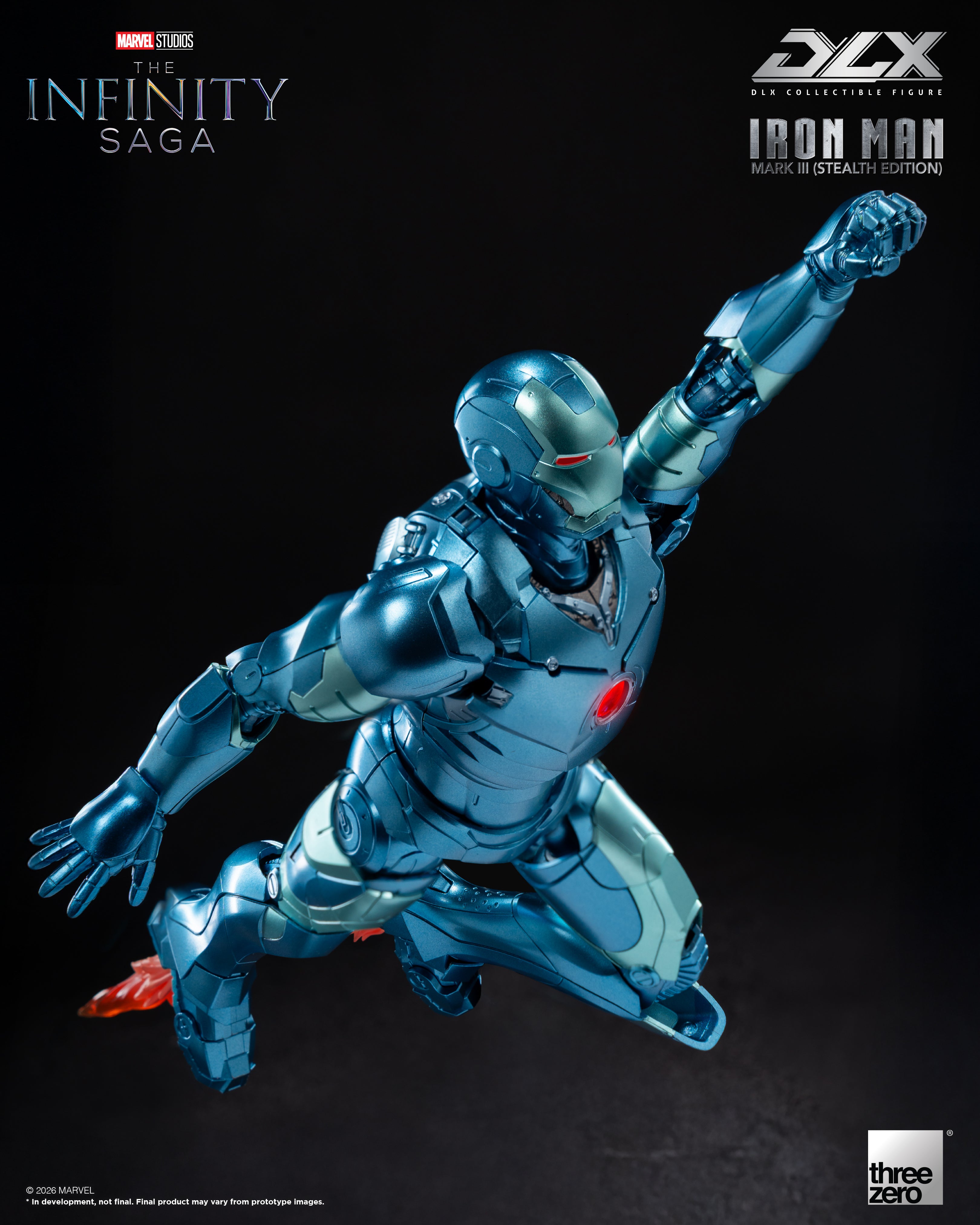 THREEZERO DLX The Infinity Saga Ironman 鋼鐵俠 Mark 3 MK3 潛行版 Stealth Edition 合金成品