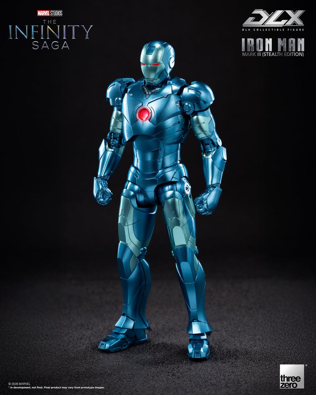 THREEZERO DLX The Infinity Saga Ironman 鋼鐵俠 Mark 3 MK3 潛行版 Stealth Edition 合金成品