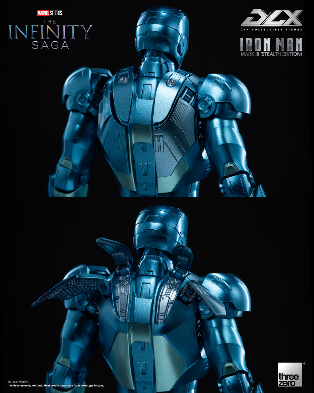 THREEZERO DLX The Infinity Saga Ironman 鋼鐵俠 Mark 3 MK3 潛行版 Stealth Edition 合金成品