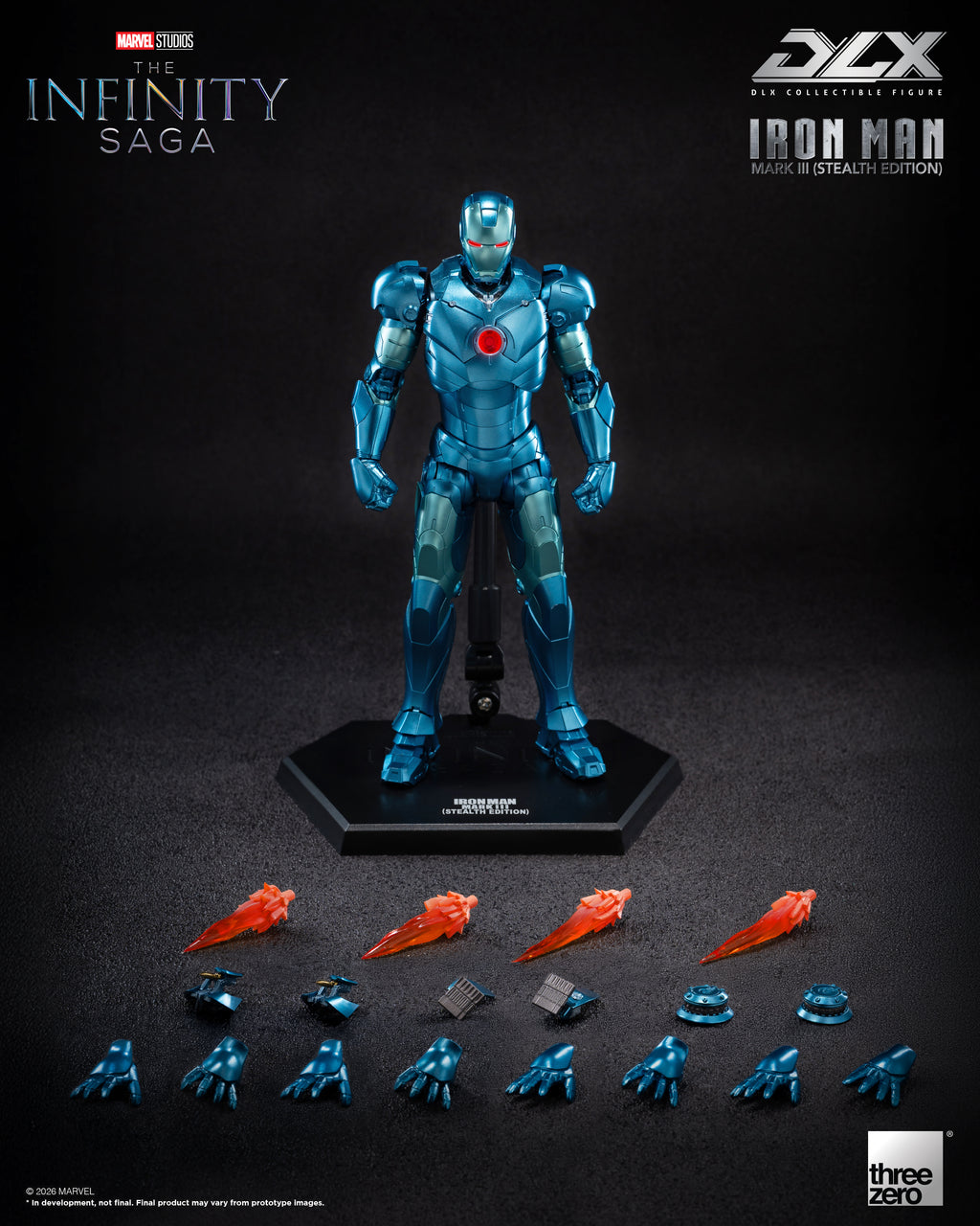 THREEZERO DLX The Infinity Saga Ironman 鋼鐵俠 Mark 3 MK3 潛行版 Stealth Edition 合金成品