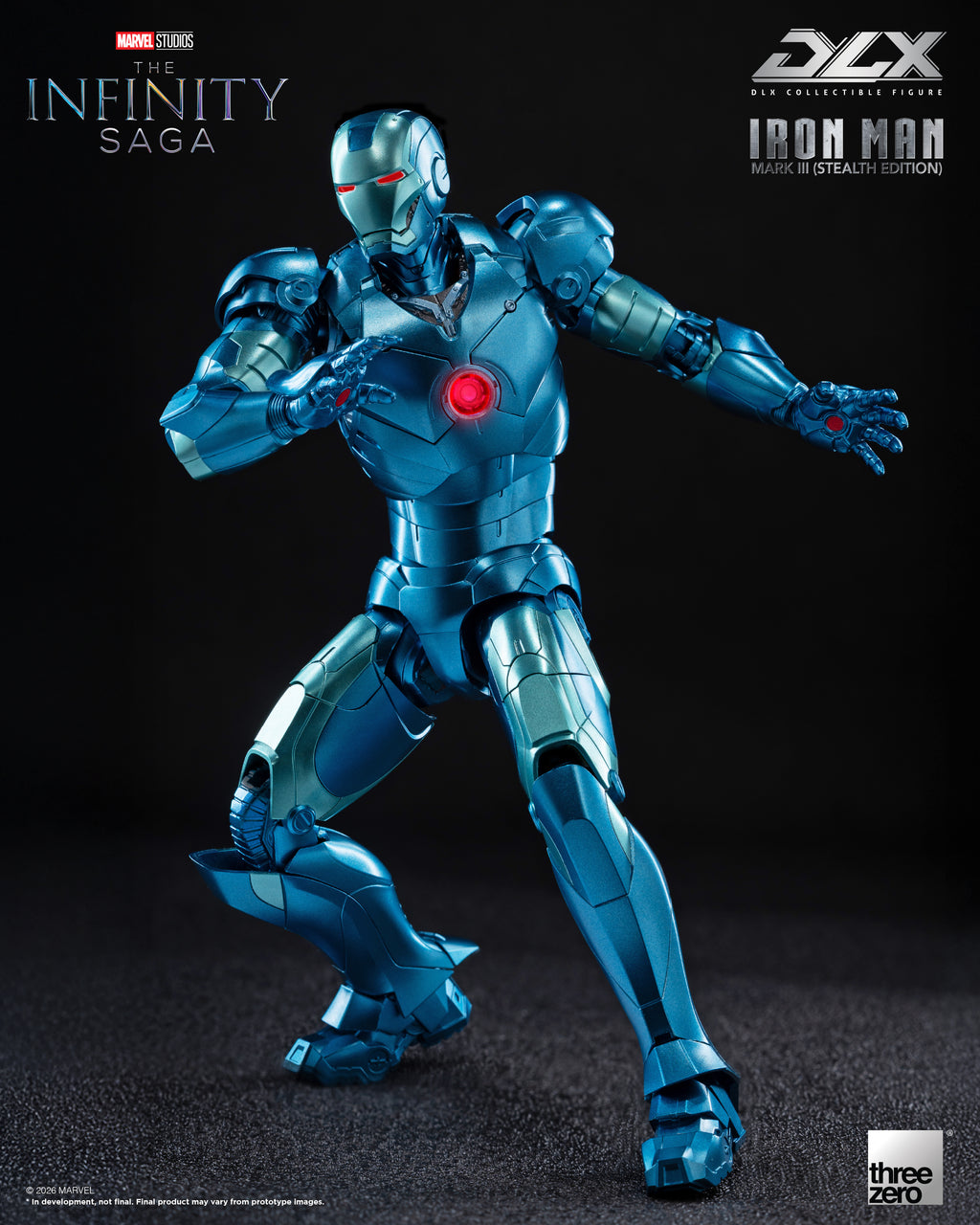 THREEZERO DLX The Infinity Saga Ironman 鋼鐵俠 Mark 3 MK3 潛行版 Stealth Edition 合金成品