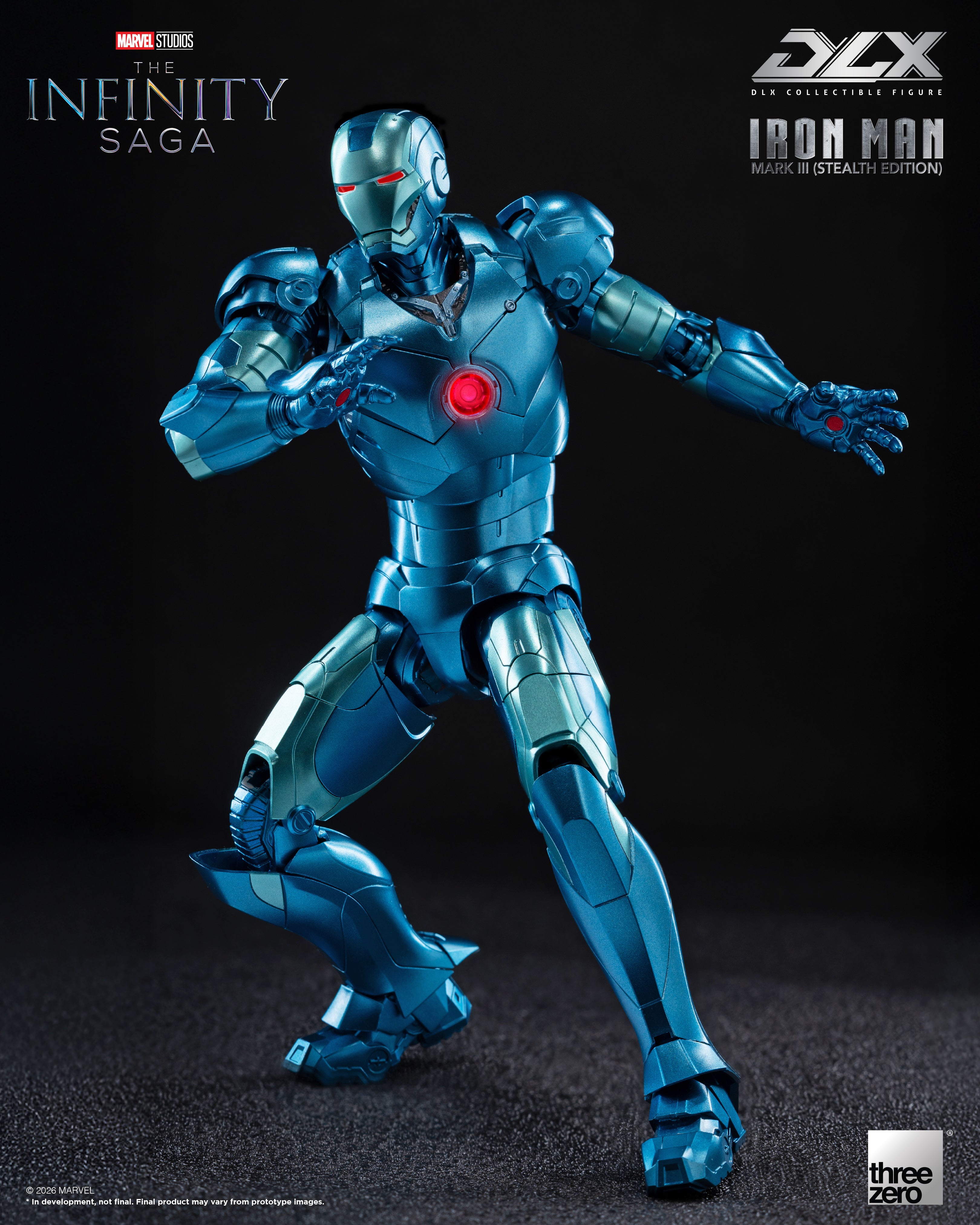 THREEZERO DLX The Infinity Saga Ironman 鋼鐵俠 Mark 3 MK3 潛行版 Stealth Edition 合金成品