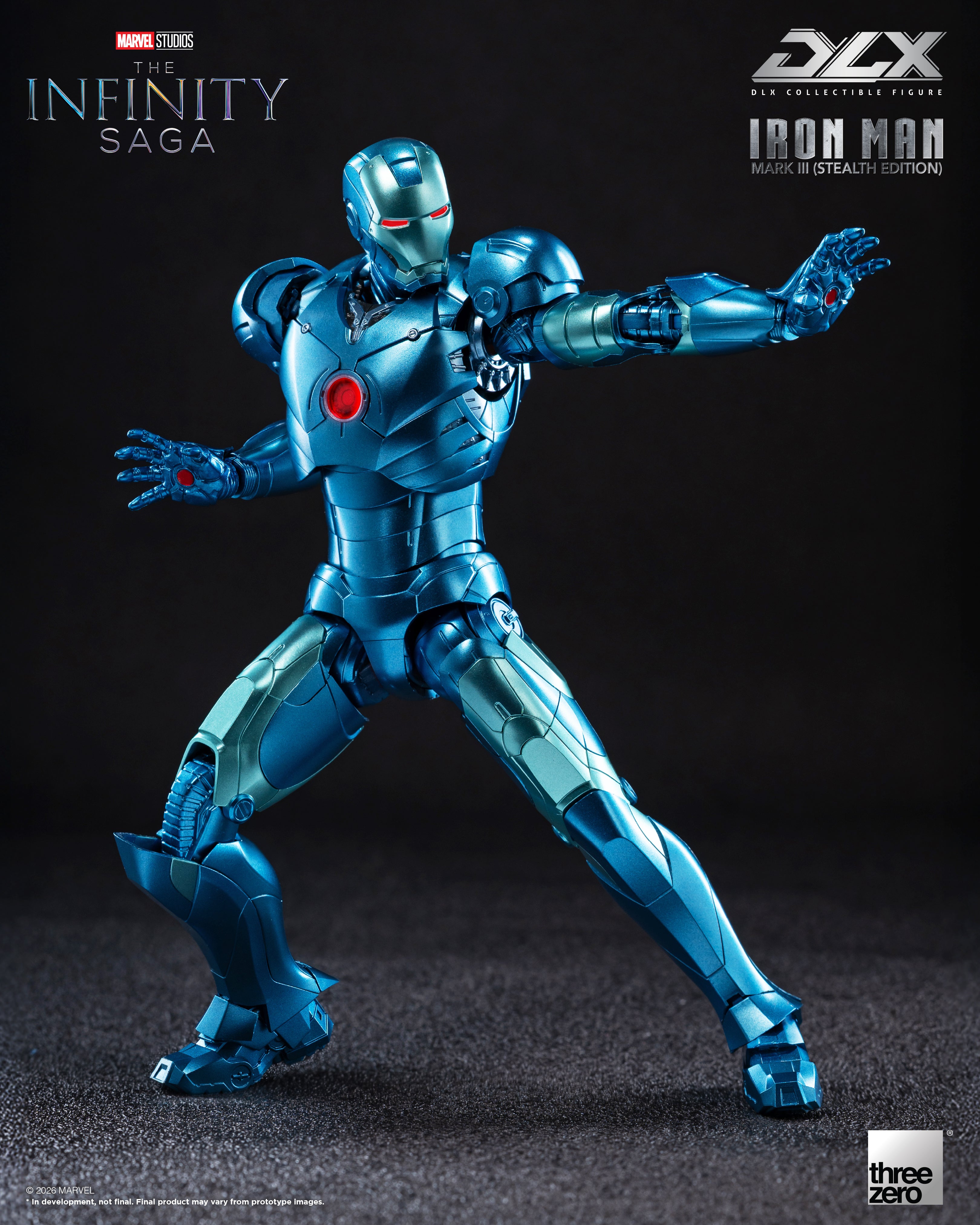 THREEZERO DLX The Infinity Saga Ironman 鋼鐵俠 Mark 3 MK3 潛行版 Stealth Edition 合金成品