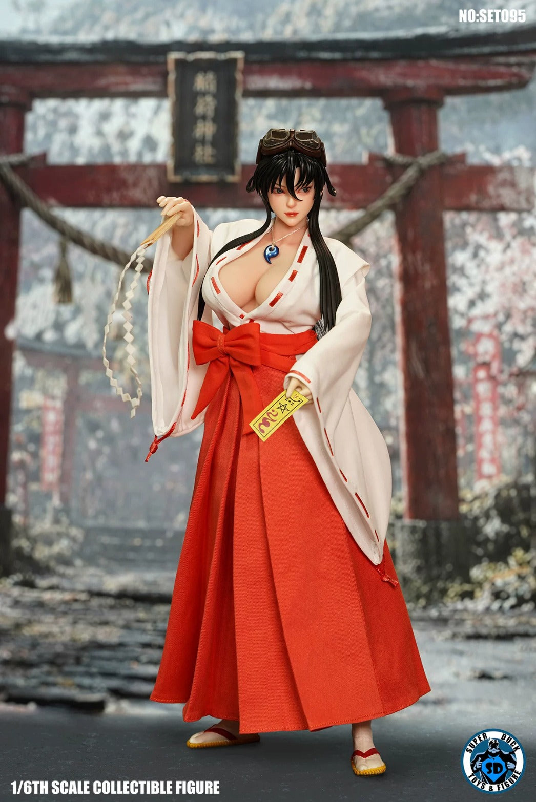 SUPER DUCK 1/6 空戰巫女 SET095 Aerial Combat Shrine Maiden 可動人偶