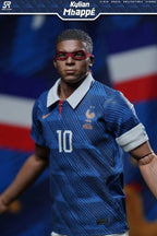 Reset Studio 1/6 RS-0016 Kylian Mbappe 姆巴佩 可動眼 人偶 預訂特典 紅色 藍色眼罩各1條 限量399體
