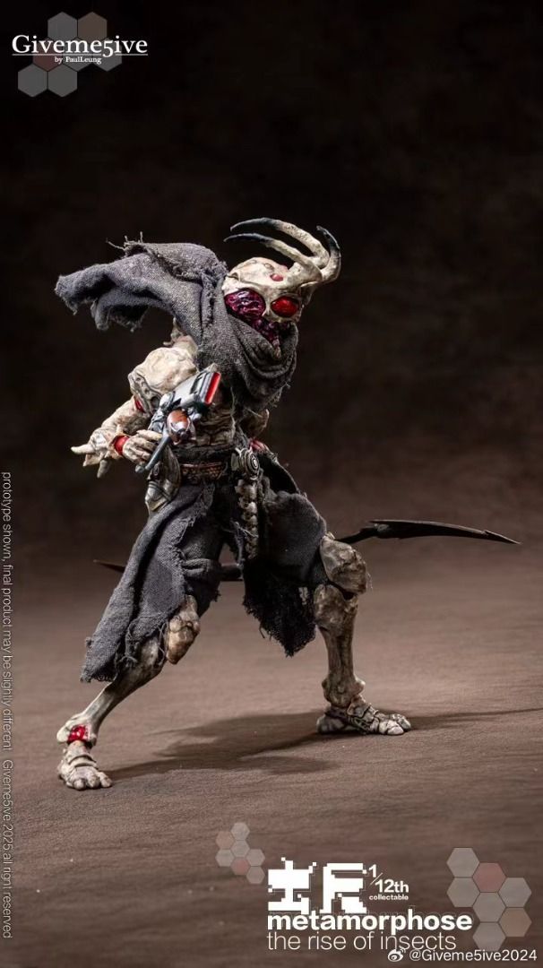Giveme5ive 1/12 SHF 蟲啟 蜚族 艾羅基 Airoki 可動人偶