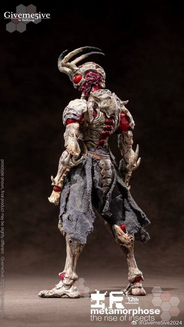 Giveme5ive 1/12 SHF 蟲啟 蜚族 艾羅基 Airoki 可動人偶