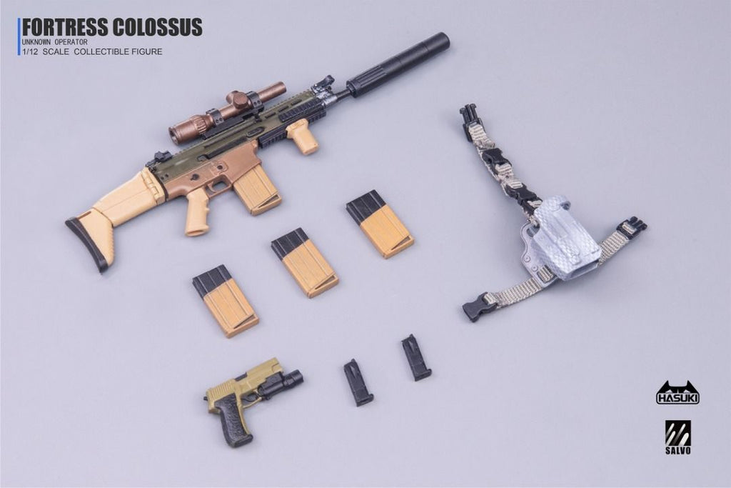 HASUKI 神貓跳動 1/12 SA03 SALVO SIERRA PHANTOM 雪山幽靈 可動人偶