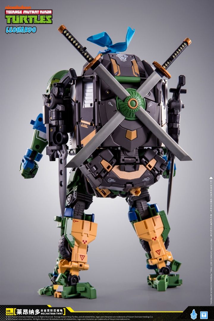 HEATBOYS TMNT-01T 變形忍者龜 萊昂納多 忍者龜車 變形 合金成品