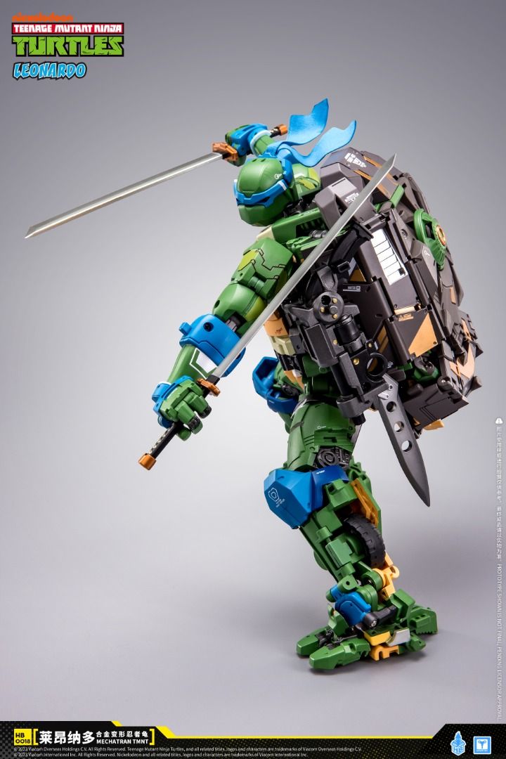 HEATBOYS TMNT-01T 變形忍者龜 萊昂納多 忍者龜車 變形 合金成品