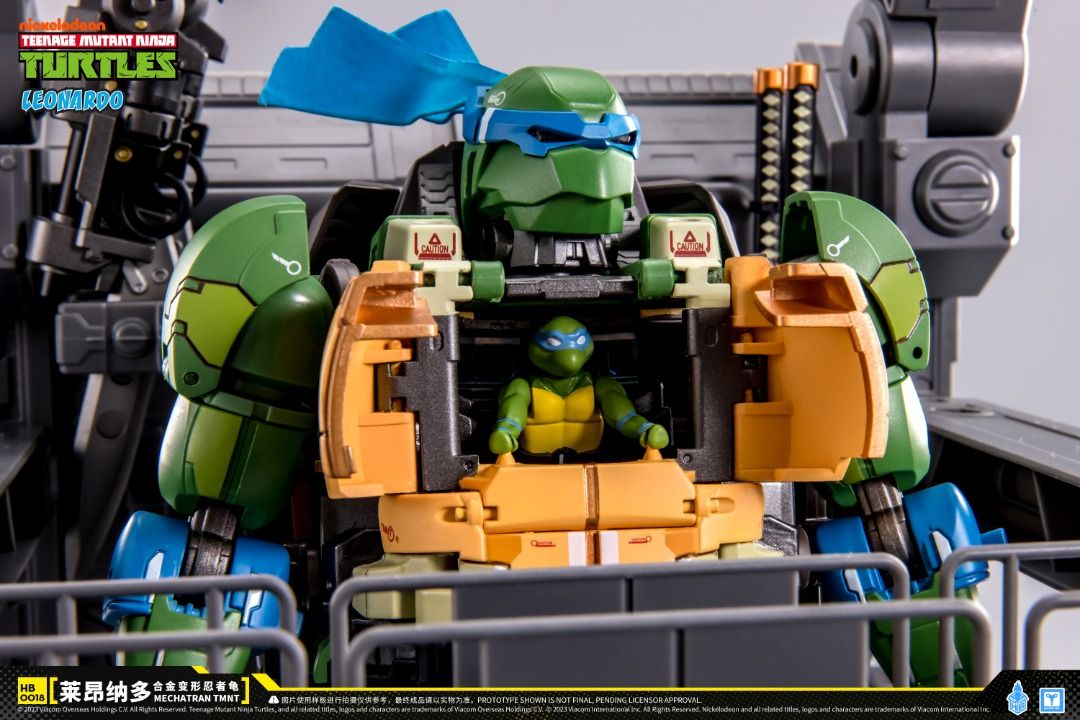 HEATBOYS TMNT-01T 變形忍者龜 萊昂納多 忍者龜車 變形 合金成品