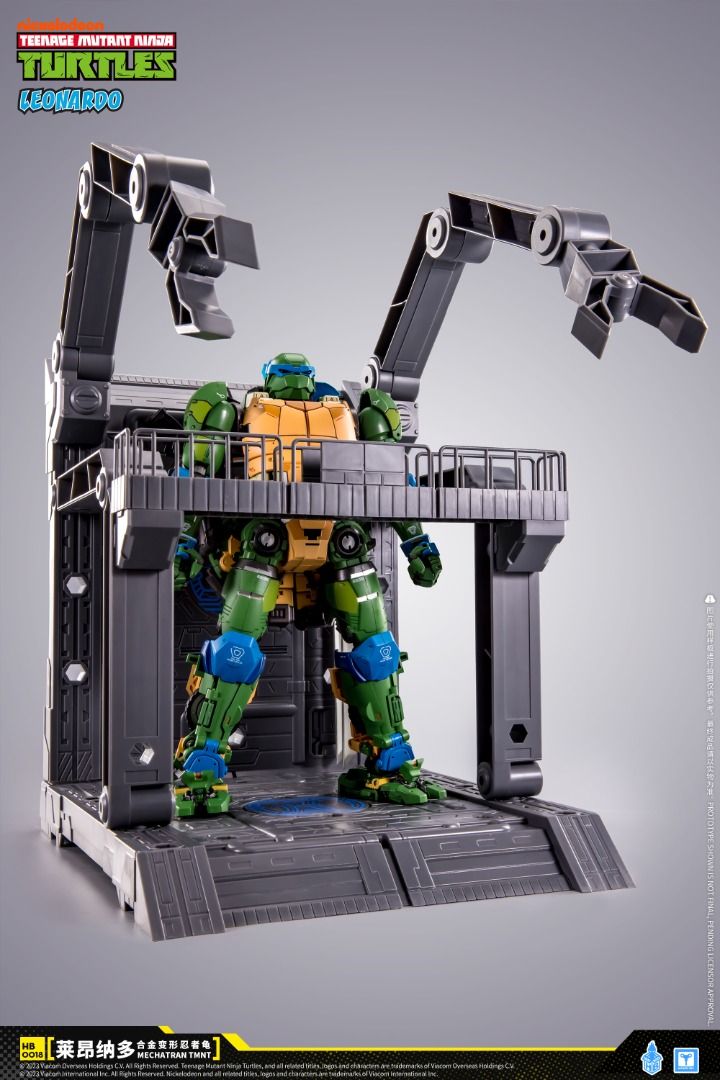 HEATBOYS TMNT-01T 變形忍者龜 萊昂納多 忍者龜車 變形 合金成品