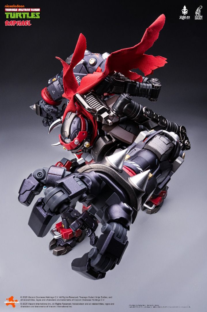 HEATBOYS 響指動漫 HB0095 機甲 忍者龜 Raphael 拉斐爾 赤煞 40週年紀念版 合金成品