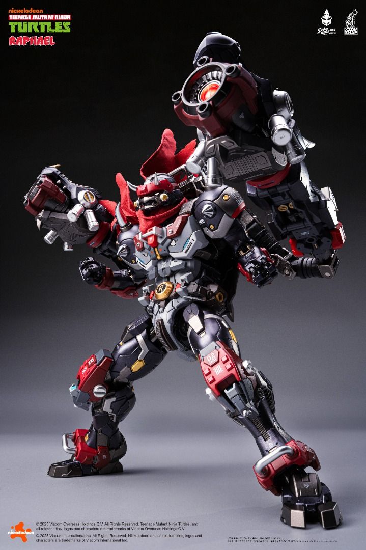 HEATBOYS 響指動漫 HB0095 機甲 忍者龜 Raphael 拉斐爾 赤煞 40週年紀念版 合金成品