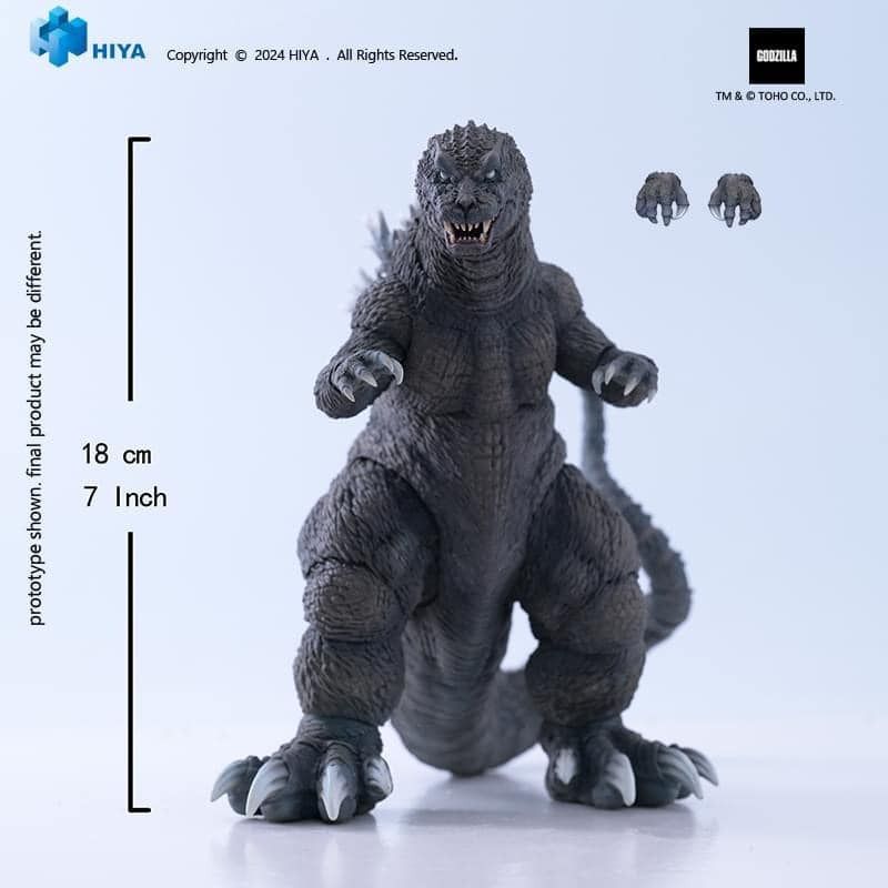 HIYA 海雅 SHM Exquisite Basic 大怪獸總攻擊 2001 Godzilla 哥斯拉 可動成品