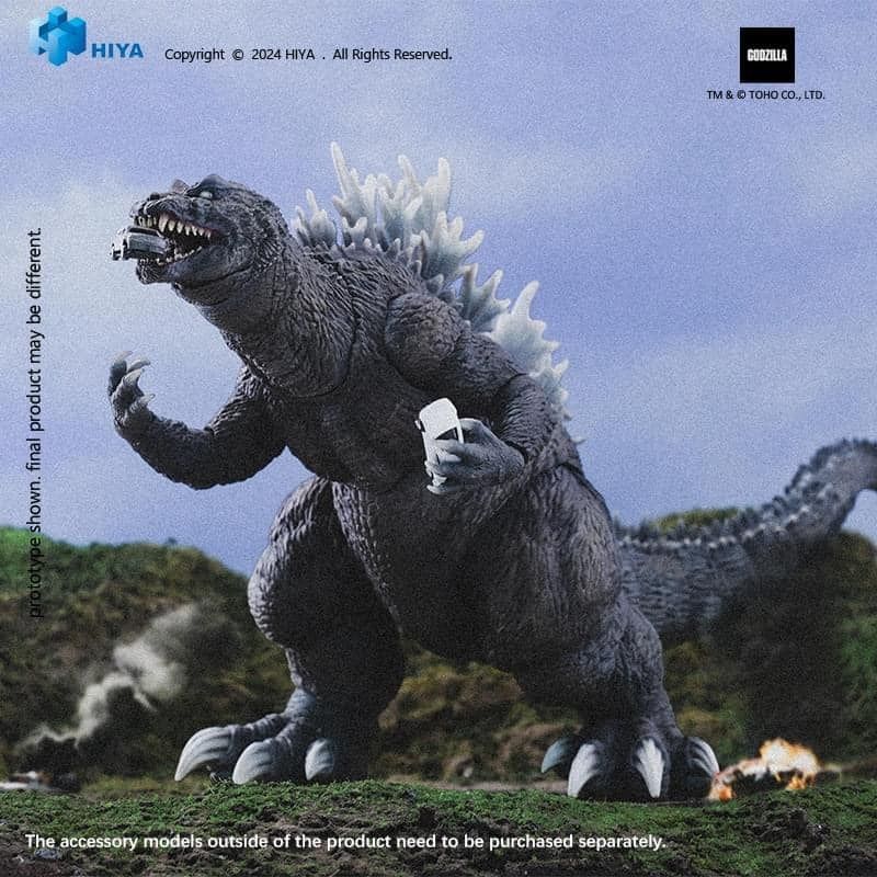 HIYA 海雅 SHM Exquisite Basic 大怪獸總攻擊 2001 Godzilla 哥斯拉 可動成品