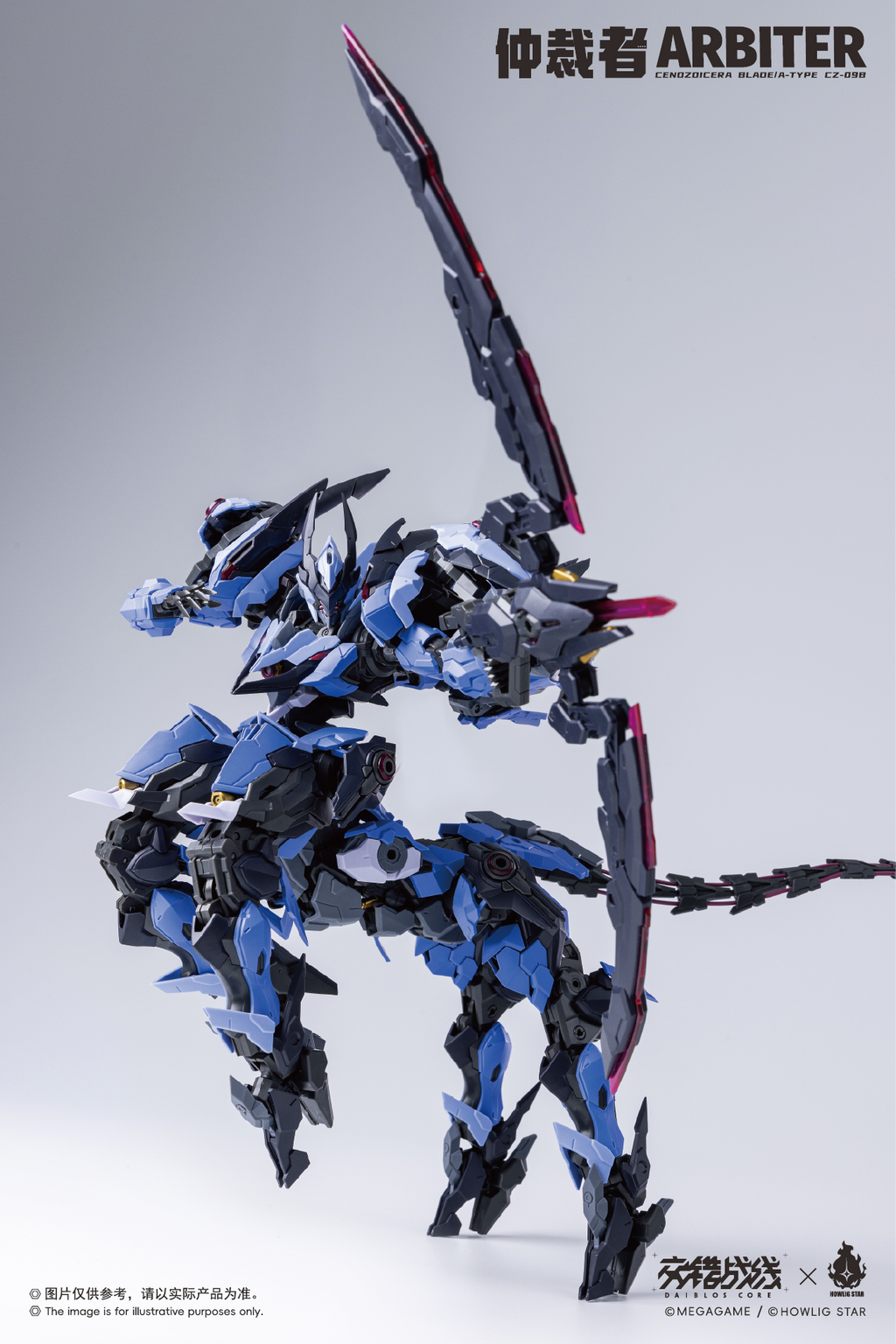 核誠治造 MG 1/100 交錯戰線 仲裁者 Arbiter 人馬 拼裝模型