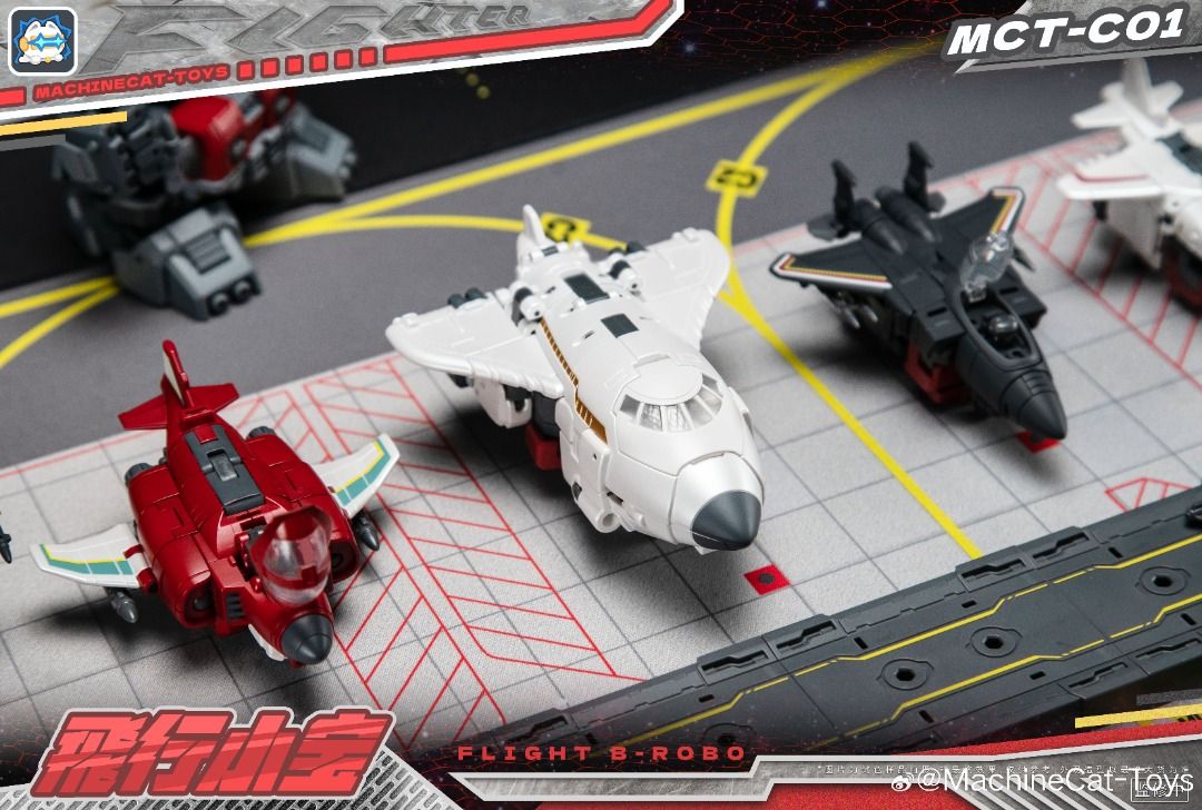 MachineCat-Toys MCT-C01 飛行小寶 激光猫 激光貓 JGM-SKP04 小無畏 變形成品