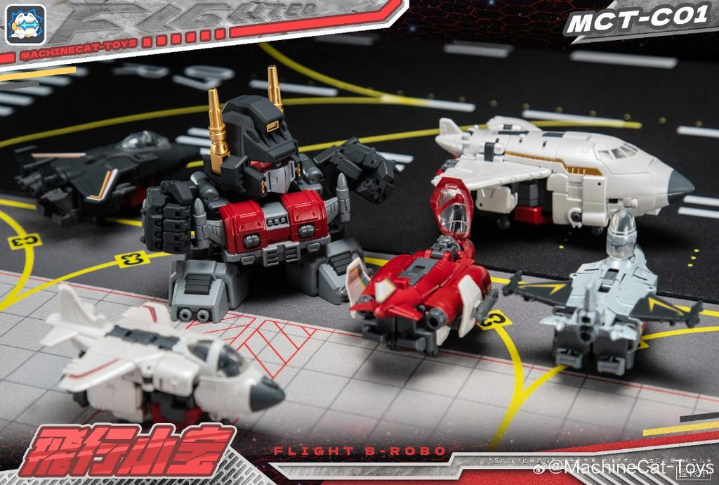MachineCat-Toys MCT-C01 飛行小寶 激光猫 激光貓 JGM-SKP04 小無畏 變形成品