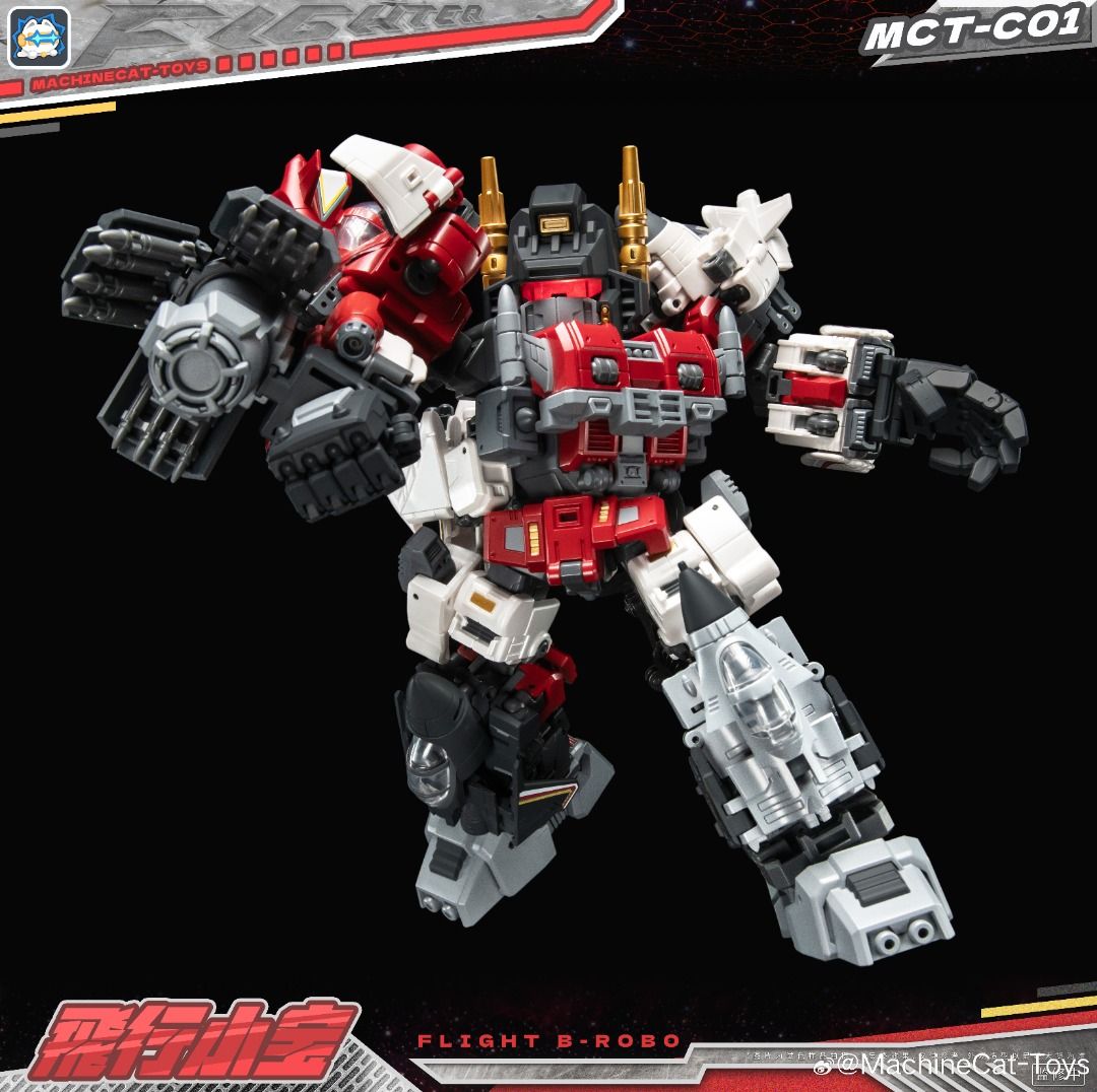 MachineCat-Toys MCT-C01 飛行小寶 激光猫 激光貓 JGM-SKP04 小無畏 變形成品