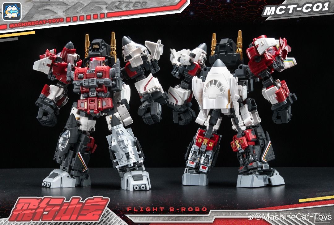 MachineCat-Toys MCT-C01 飛行小寶 激光猫 激光貓 JGM-SKP04 小無畏 變形成品