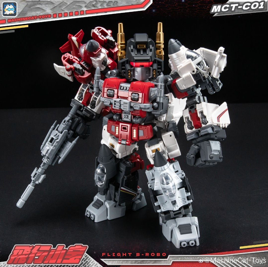 MachineCat-Toys MCT-C01 飛行小寶 激光猫 激光貓 JGM-SKP04 小無畏 變形成品