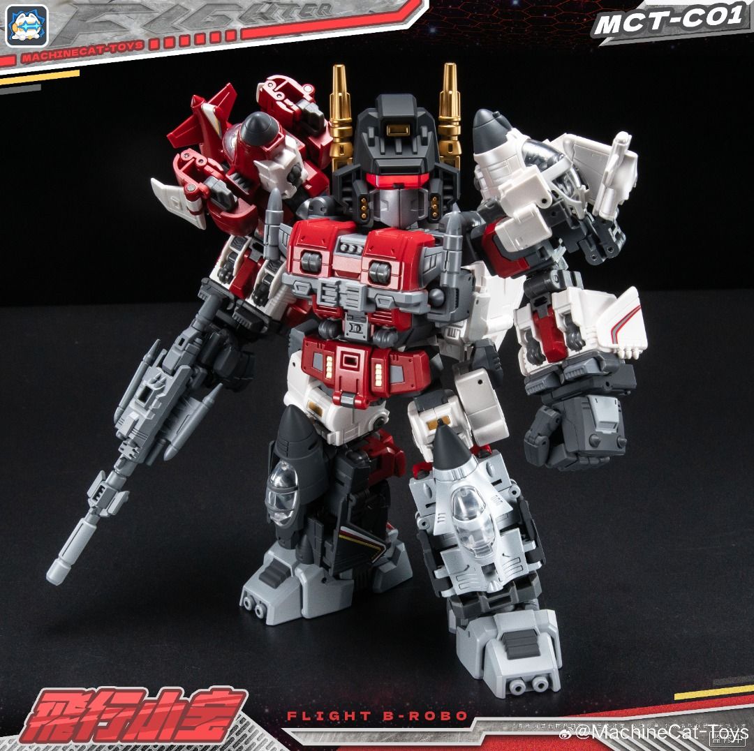 MachineCat-Toys MCT-C01 飛行小寶 激光猫 激光貓 JGM-SKP04 小無畏 變形成品