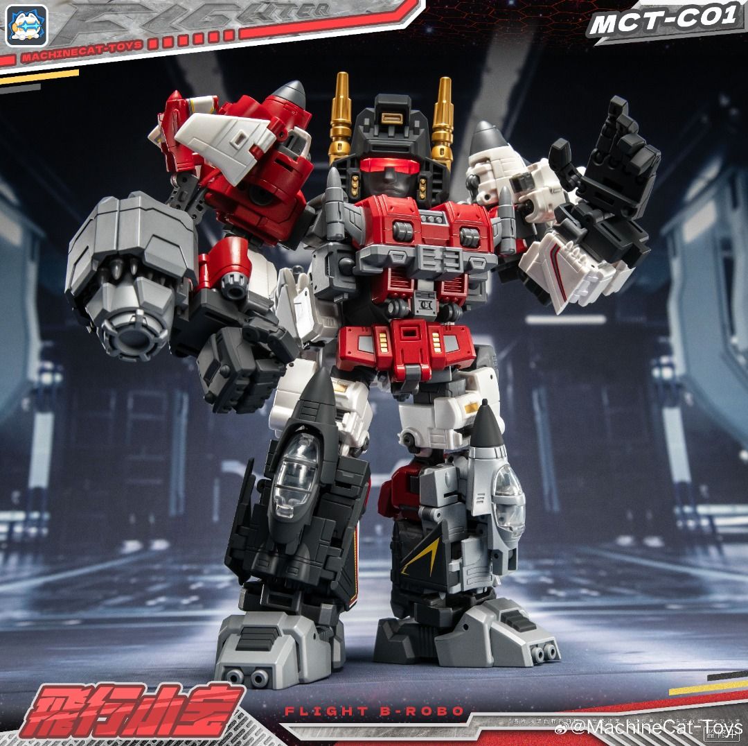 MachineCat-Toys MCT-C01 飛行小寶 激光猫 激光貓 JGM-SKP04 小無畏 變形成品