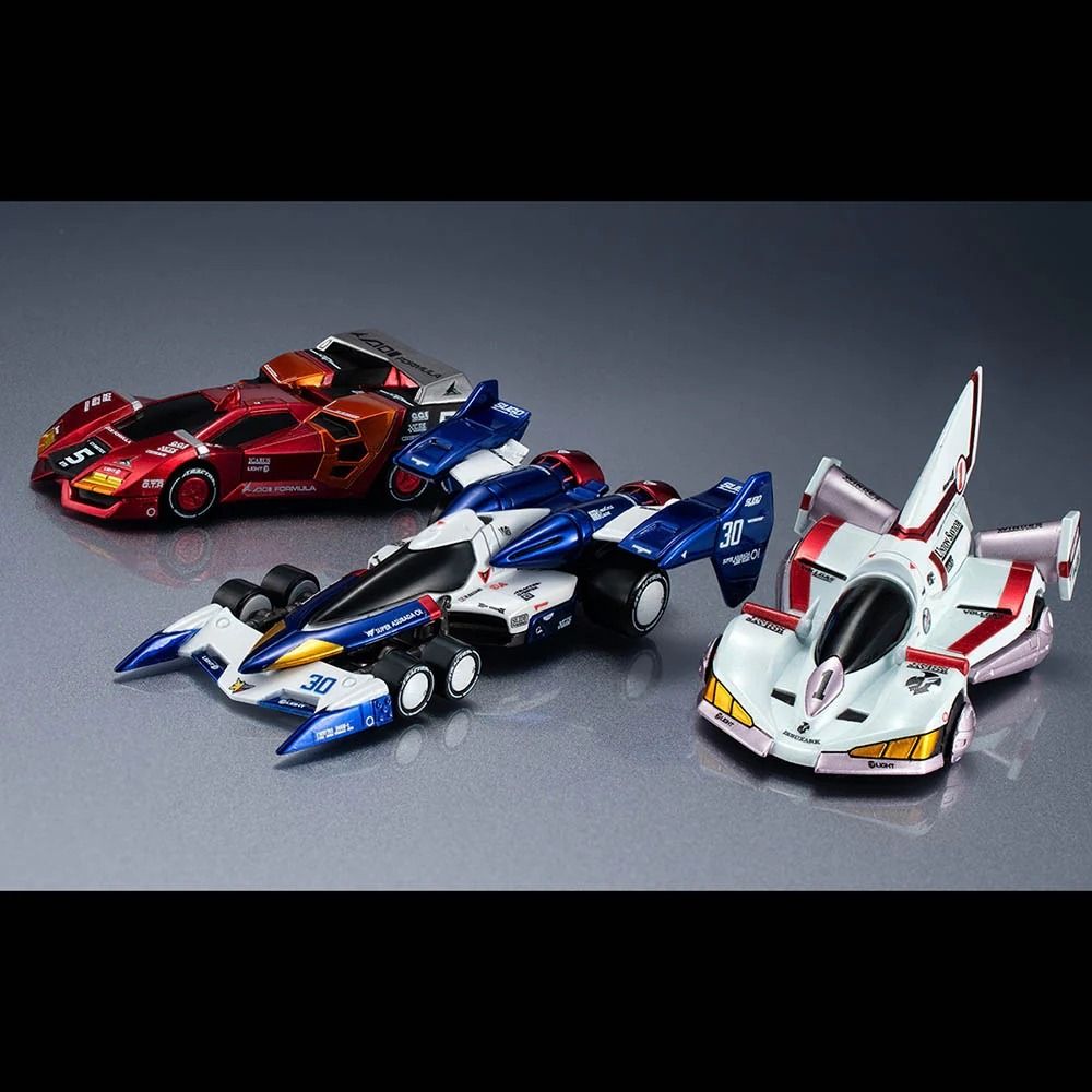 MegaHouse CF Collection 《高智能方程式》 超級雷神 01 火焰史焙利昂 伊修薩克 富士岡賽道決戰套裝 Heritage Edition
