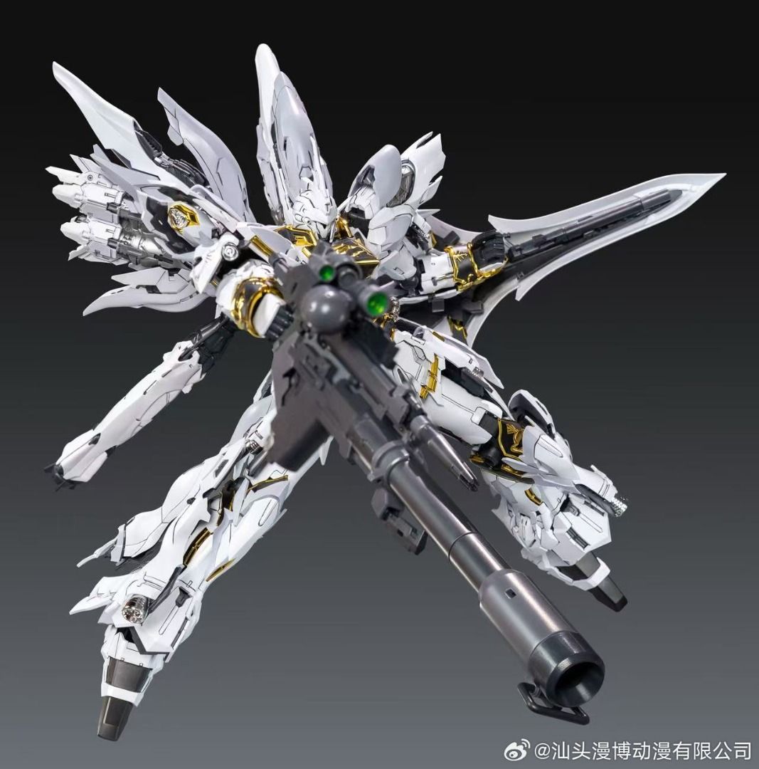 彗星科技 MG 1/100 白狼三倍速 白色 職藝人 GK 新安洲 Sinanju 合金骨架 拼裝模型
