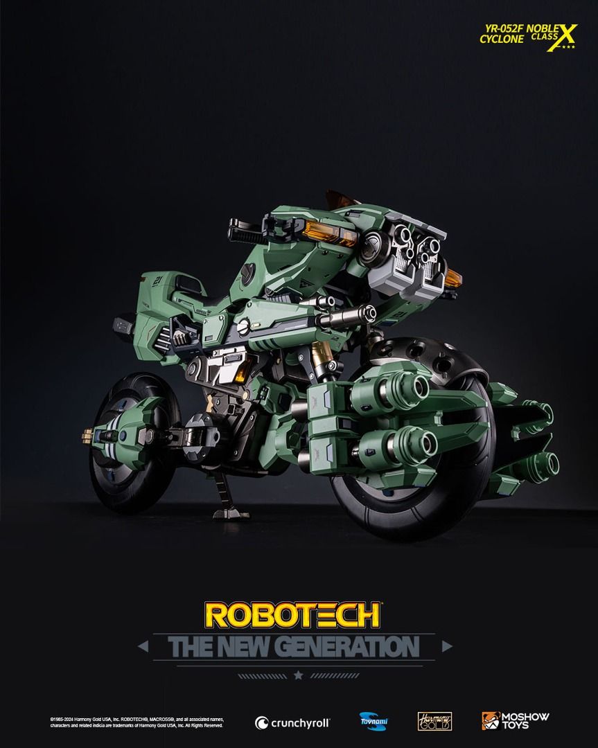 Moshowtoys MOSHOW 模壽 Macross 超時空要塞 機甲創世紀 Robotech 太空堡壘 旋風摩托車 MSX003 合金成品