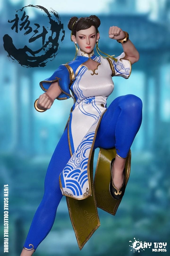PLAY TOY 1/6 P026 格鬥女神 格斗女神 Chun Li 春麗 6th Generation 可動人偶