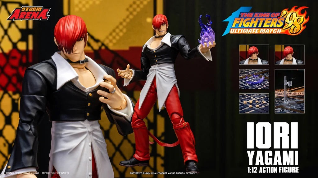 STORM ARENA 1/12 拳皇98 IORI YAGAMI 八神庵 KFSA04 可動人偶