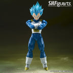 Bandai 1/12 SHF 超級撒亞人 SSGSS 藍髮 神 比達 堅定不移的撒亞人的驕傲 可動人偶