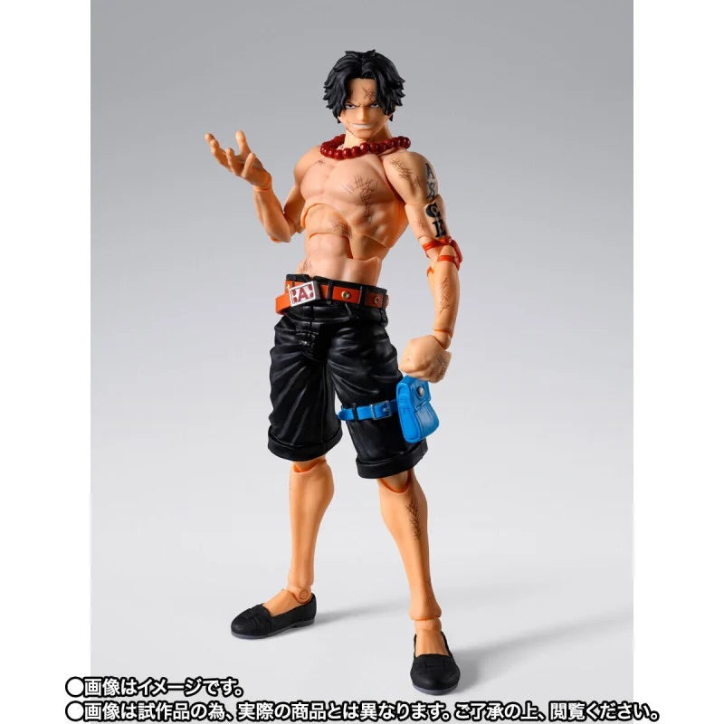 Bandai 魂限 1/12 SHF 海賊王 波特卡斯 D 艾斯 頂上戰爭 One piece PORTGAS D ACE MARINEFORD 可動人偶
