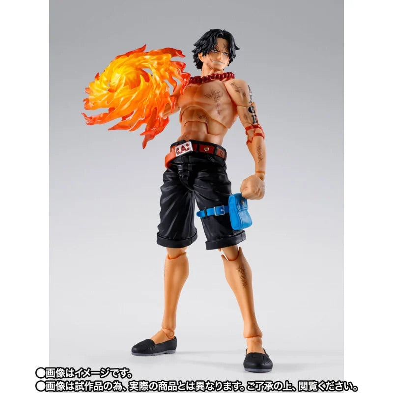 Bandai 魂限 1/12 SHF 海賊王 波特卡斯 D 艾斯 頂上戰爭 One piece PORTGAS D ACE MARINEFORD 可動人偶