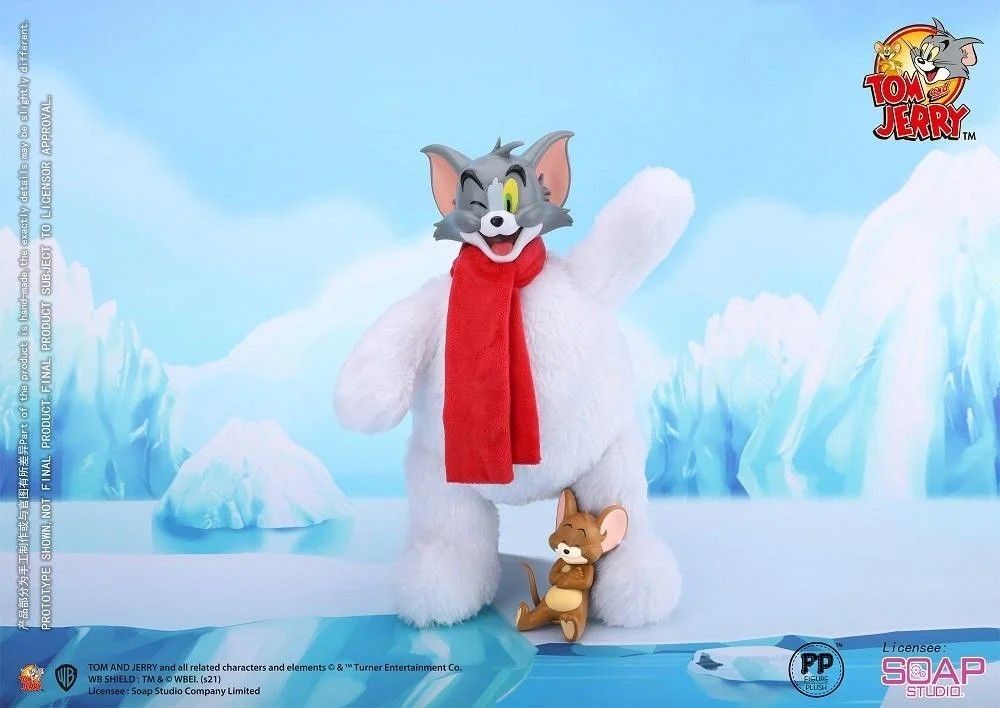 Soap Studio x coca cola Tom and Jerry Plush Teddy Bear polar Bear Figure (Fusion Acid Ver.)