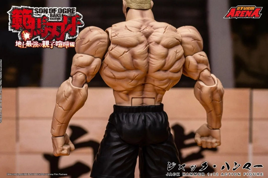 STORM ARENA 1/12 JACK HAMMER SON OF OGRE BAKI HANMA 範馬刃牙 可動人偶