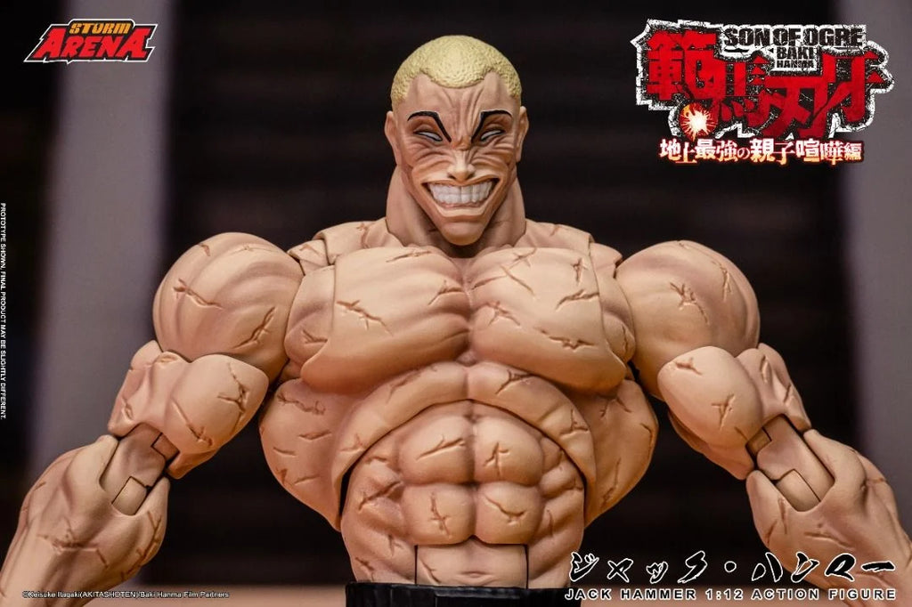 STORM ARENA 1/12 JACK HAMMER SON OF OGRE BAKI HANMA 範馬刃牙 可動人偶