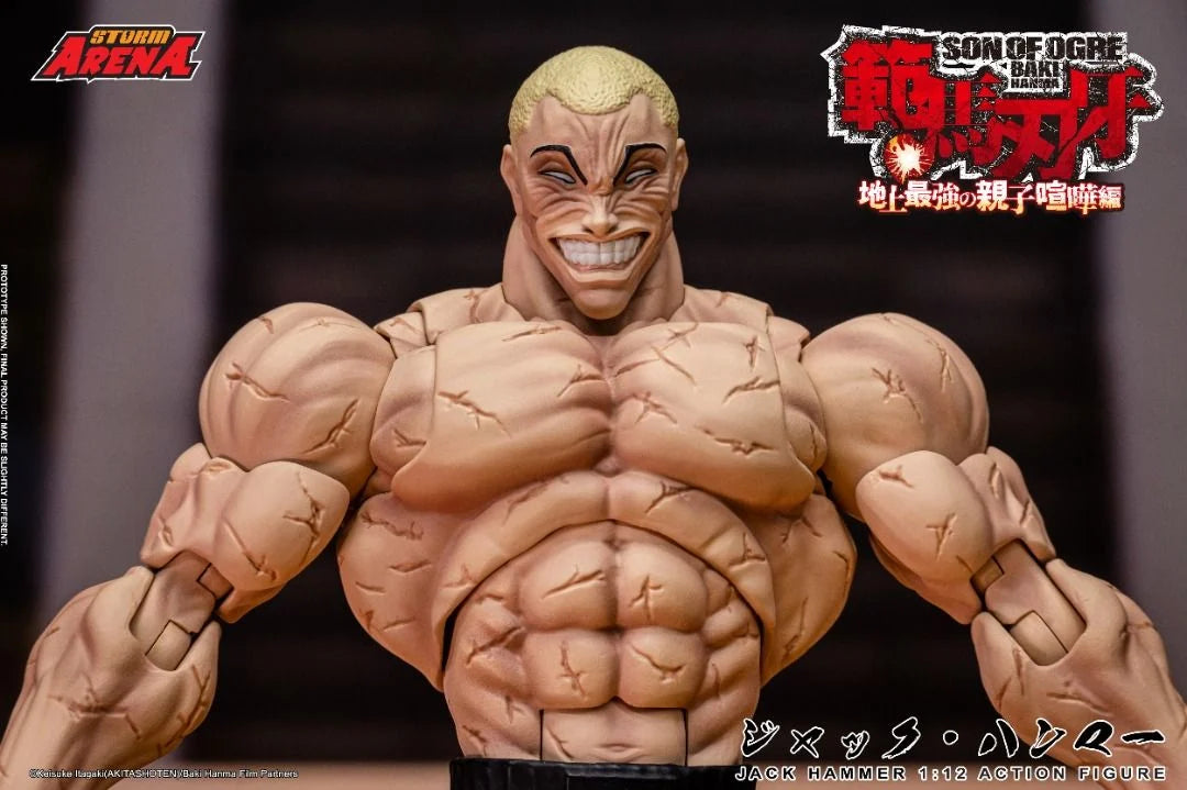 STORM ARENA 1/12 JACK HAMMER SON OF OGRE BAKI HANMA 範馬刃牙 可動人偶