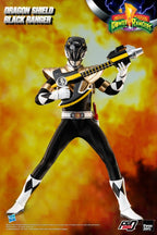 THREEZERO FigZero 1/6 Mighty Morphin Power Rangers Dragon Shield Black Ranger 新 恐龍戰隊 &nbsp;裝甲 黑戰士 可動人偶