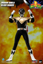 THREEZERO FigZero 1/6 Mighty Morphin Power Rangers Dragon Shield Black Ranger 新 恐龍戰隊 &nbsp;裝甲 黑戰士 可動人偶