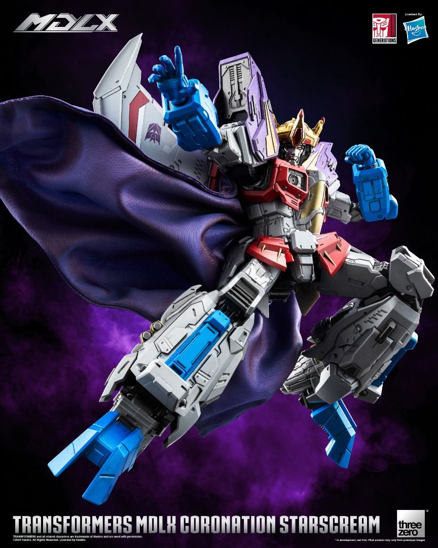 Threezero MDLX Coronation Starscream 帝王星星叫 Transformers 變形金剛 合金成品