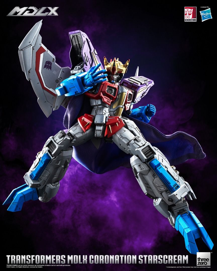 Threezero MDLX Coronation Starscream 帝王星星叫 Transformers 變形金剛 合金成品
