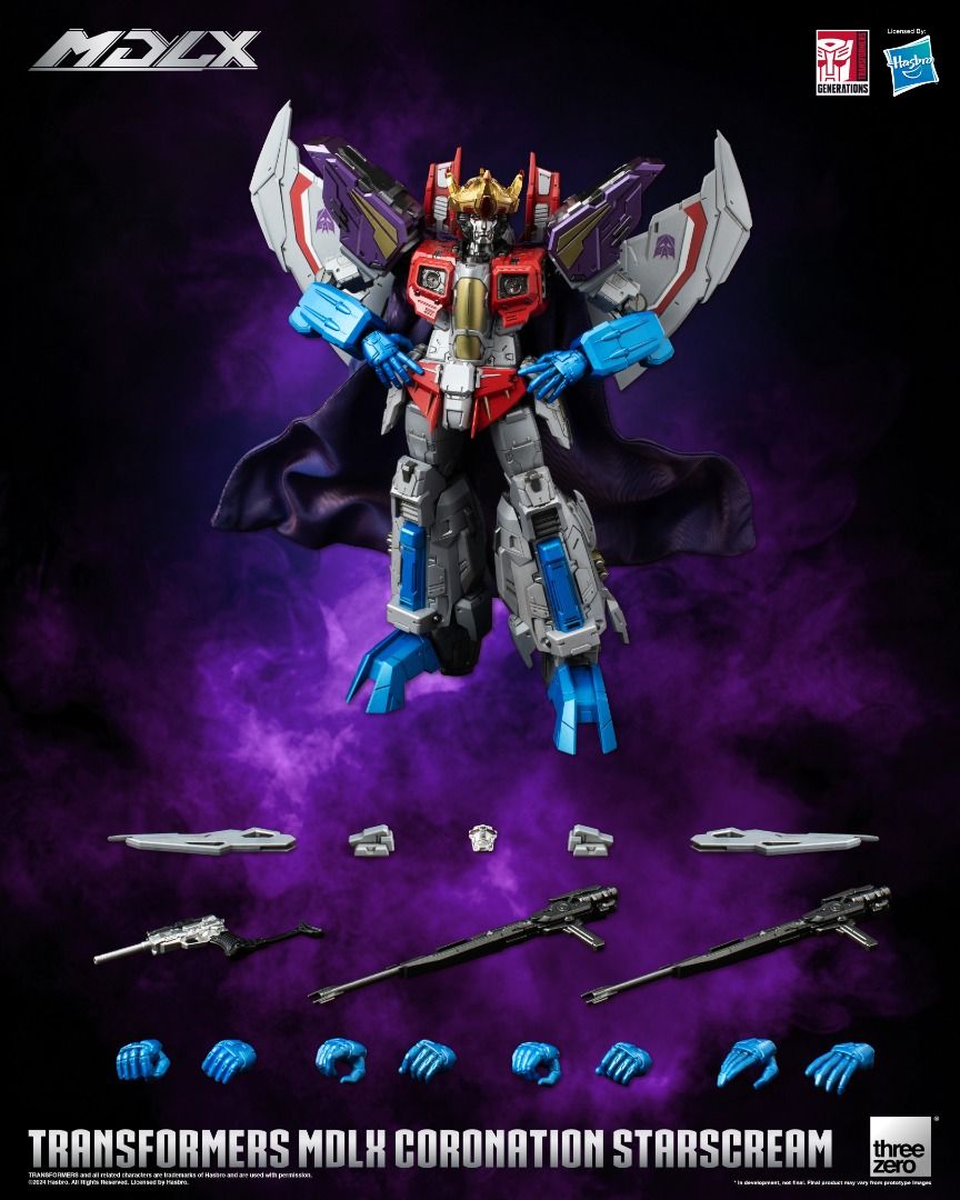 Threezero MDLX Coronation Starscream 帝王星星叫 Transformers 變形金剛 合金成品
