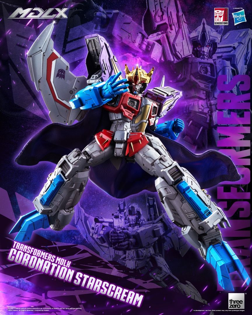 Threezero MDLX Coronation Starscream 帝王星星叫 Transformers 變形金剛 合金成品