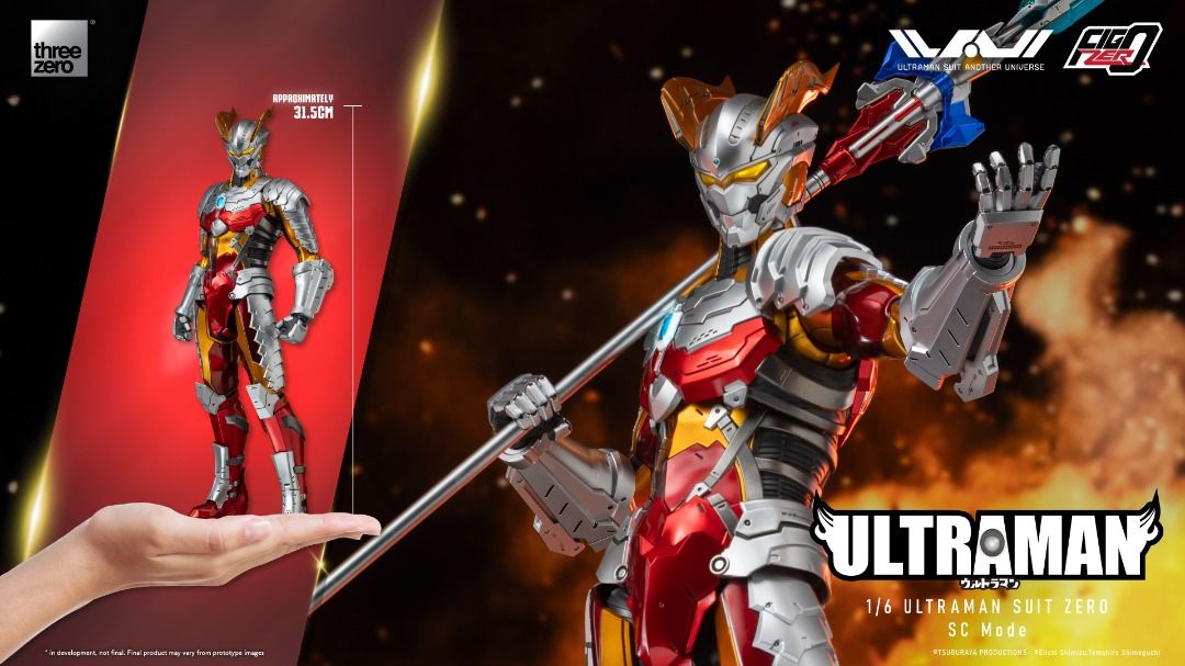 Threezero FigZero 1/6 ULTRAMAN SUIT ZERO SC Mode 超人 機動奧特曼 機動奥特曼裝甲 賽羅 強壯日冕型 可動人偶