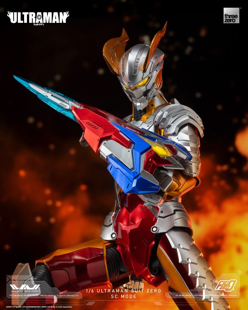 Threezero FigZero 1/6 ULTRAMAN SUIT ZERO SC Mode 超人 機動奧特曼 機動奥特曼裝甲 賽羅 強壯日冕型 可動人偶