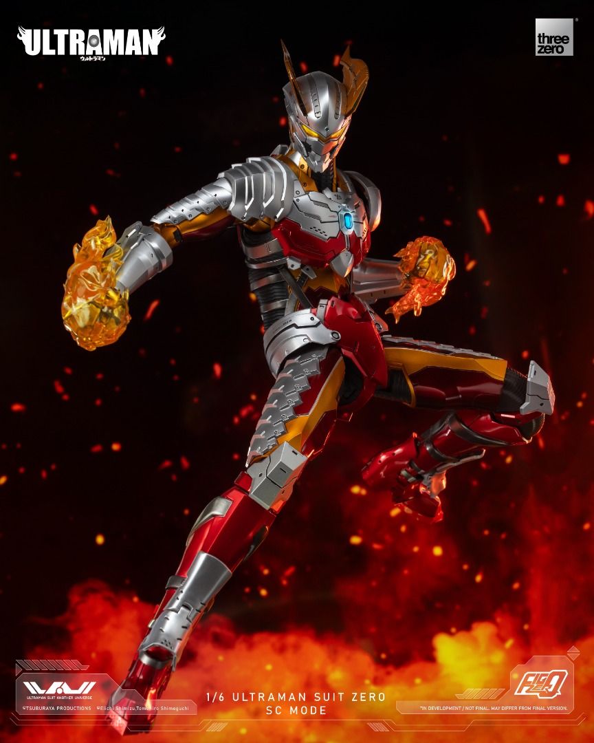 Threezero FigZero 1/6 ULTRAMAN SUIT ZERO SC Mode 超人 機動奧特曼 機動奥特曼裝甲 賽羅 強壯日冕型 可動人偶